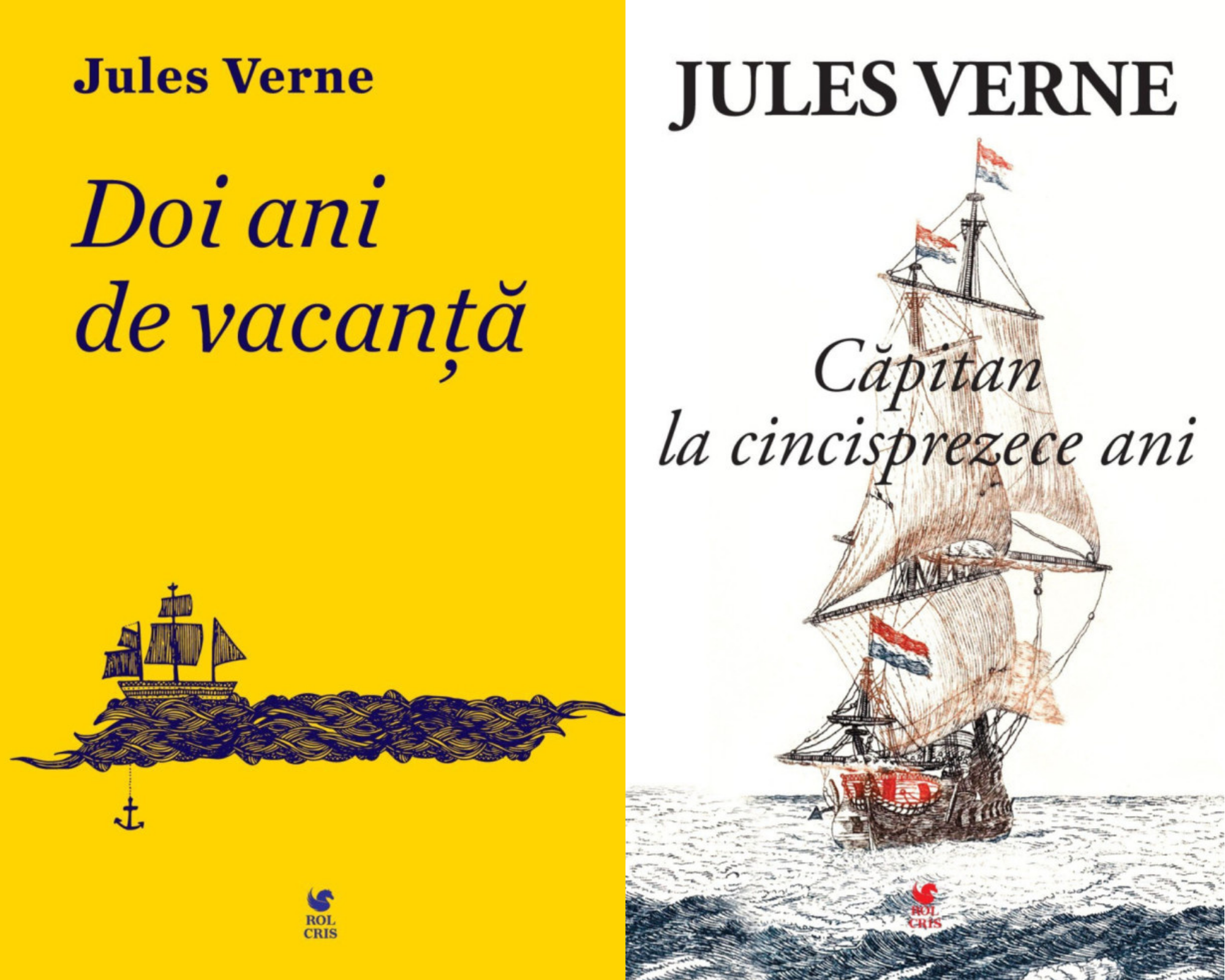 Pachet Doi ani de vacanta. Capitan la cinsprezece ani, Jules Verne, Rolcris