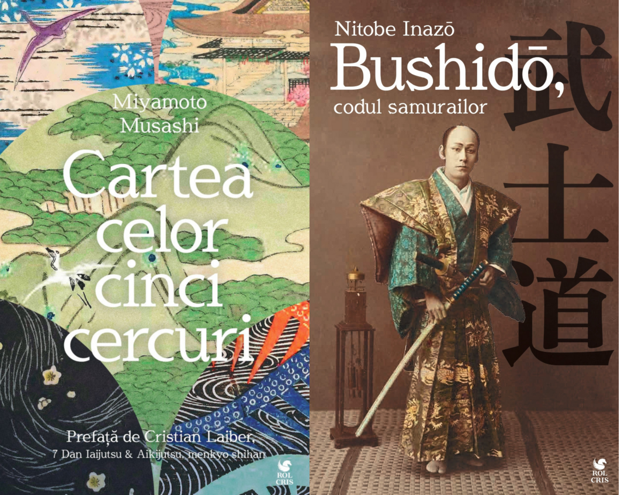 Pachet Cartea celor cinci cercuri Miyamoto Musashi. Bushido codul samurailor Nitobe Inazo, Rolcris