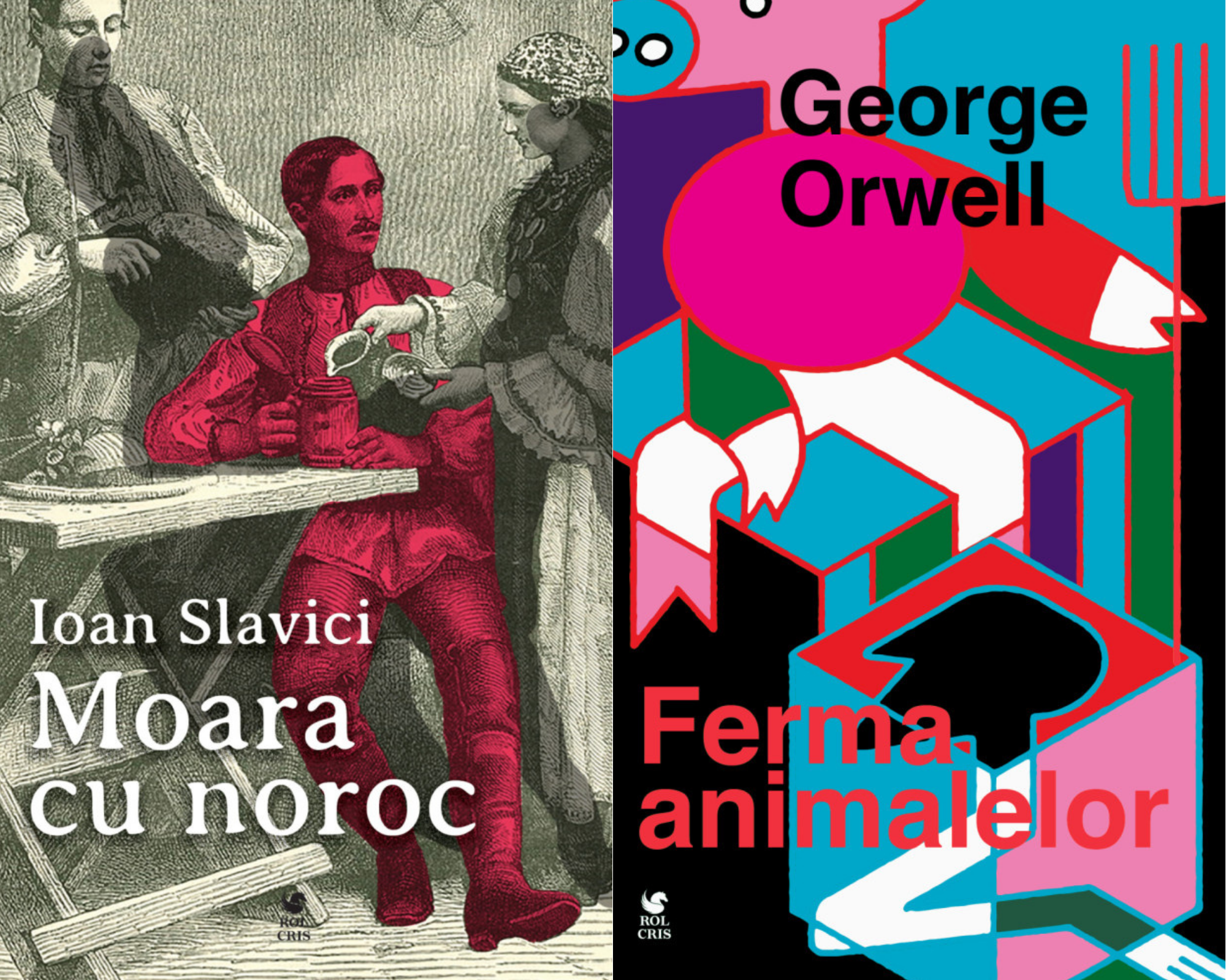 Pachet Moara cu noroc Ioan Slavici. Ferma animalelor George Orwell, Rolcris