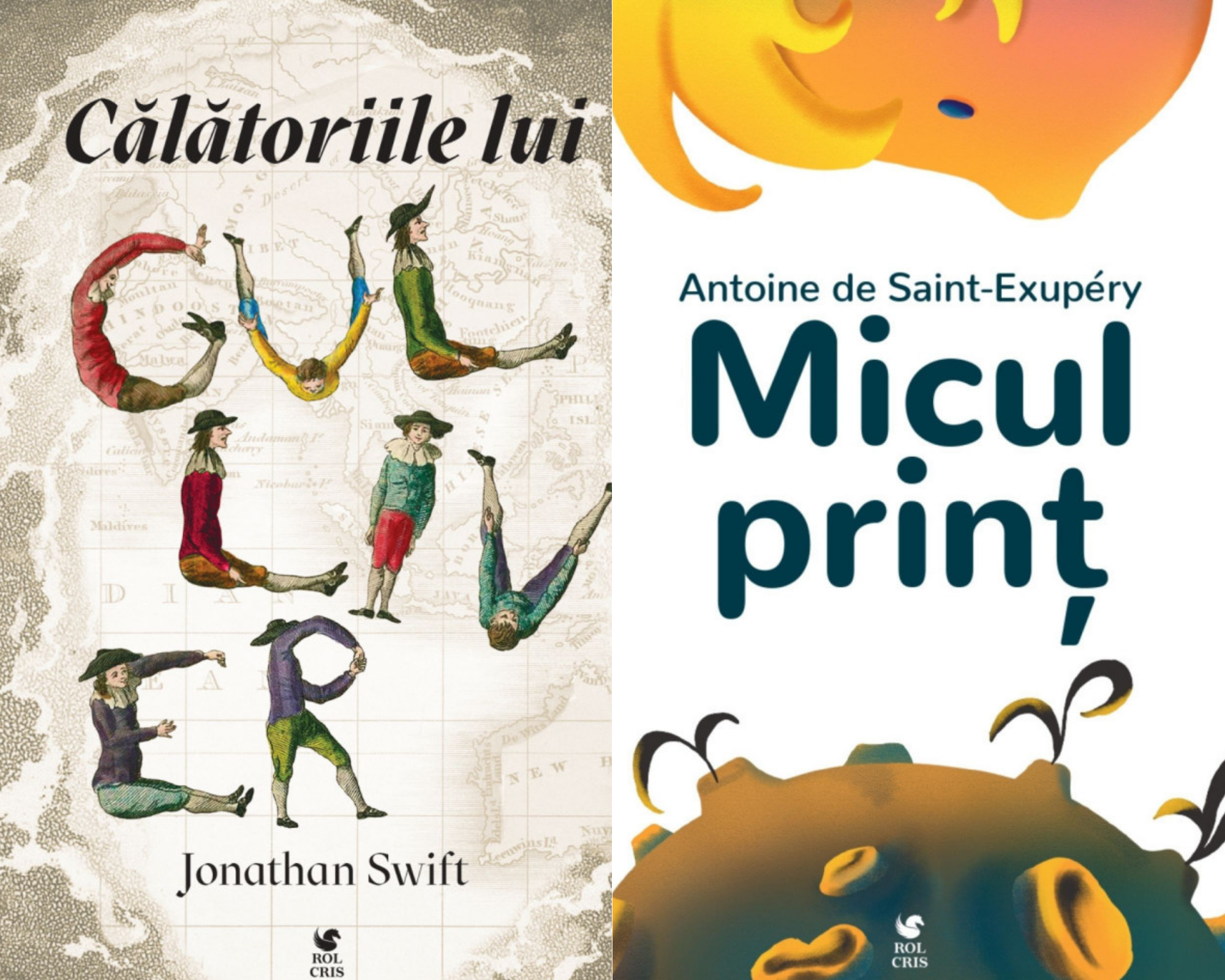 Pachet Calatoriile lui Guliver Jonathan Swift. Micul print Antoine de Saint-Exupery, Rolcris