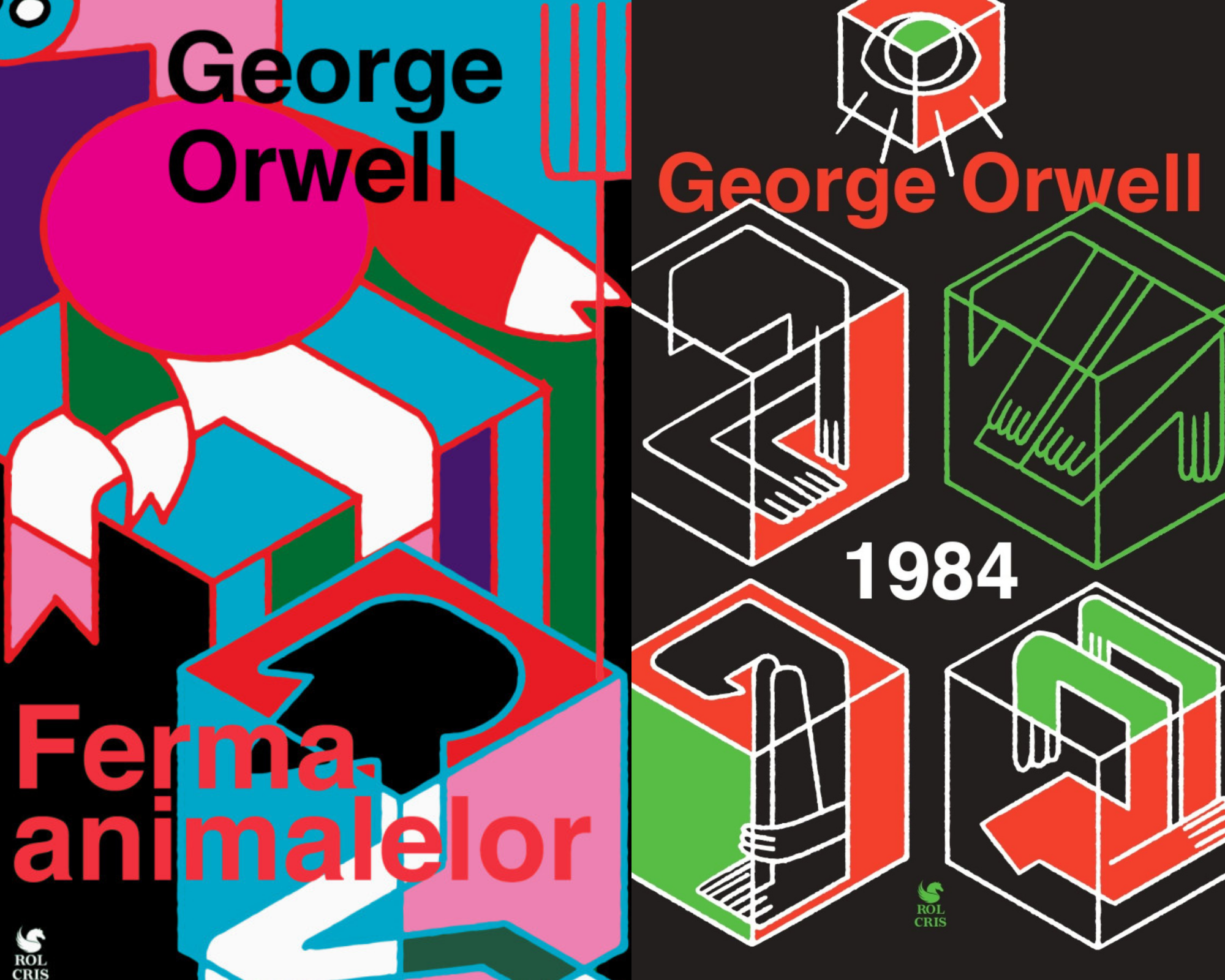 Pachet Ferma animalelor. 1984, George Orwell, Rolcris