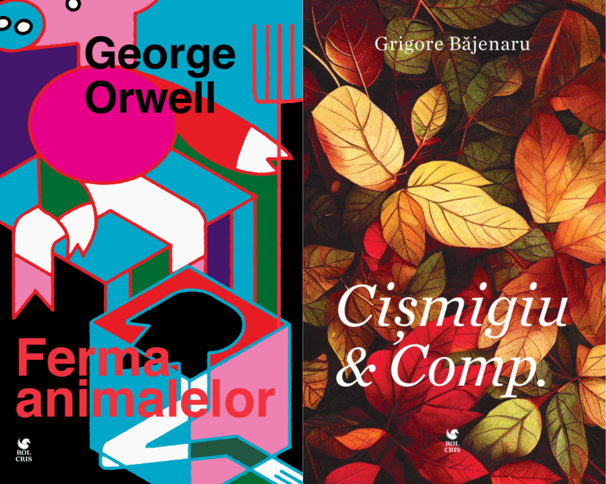 Pachet Ferma animalelor George Orwell. Cismigiu & comp Grigore Bajenaru, Rolcris