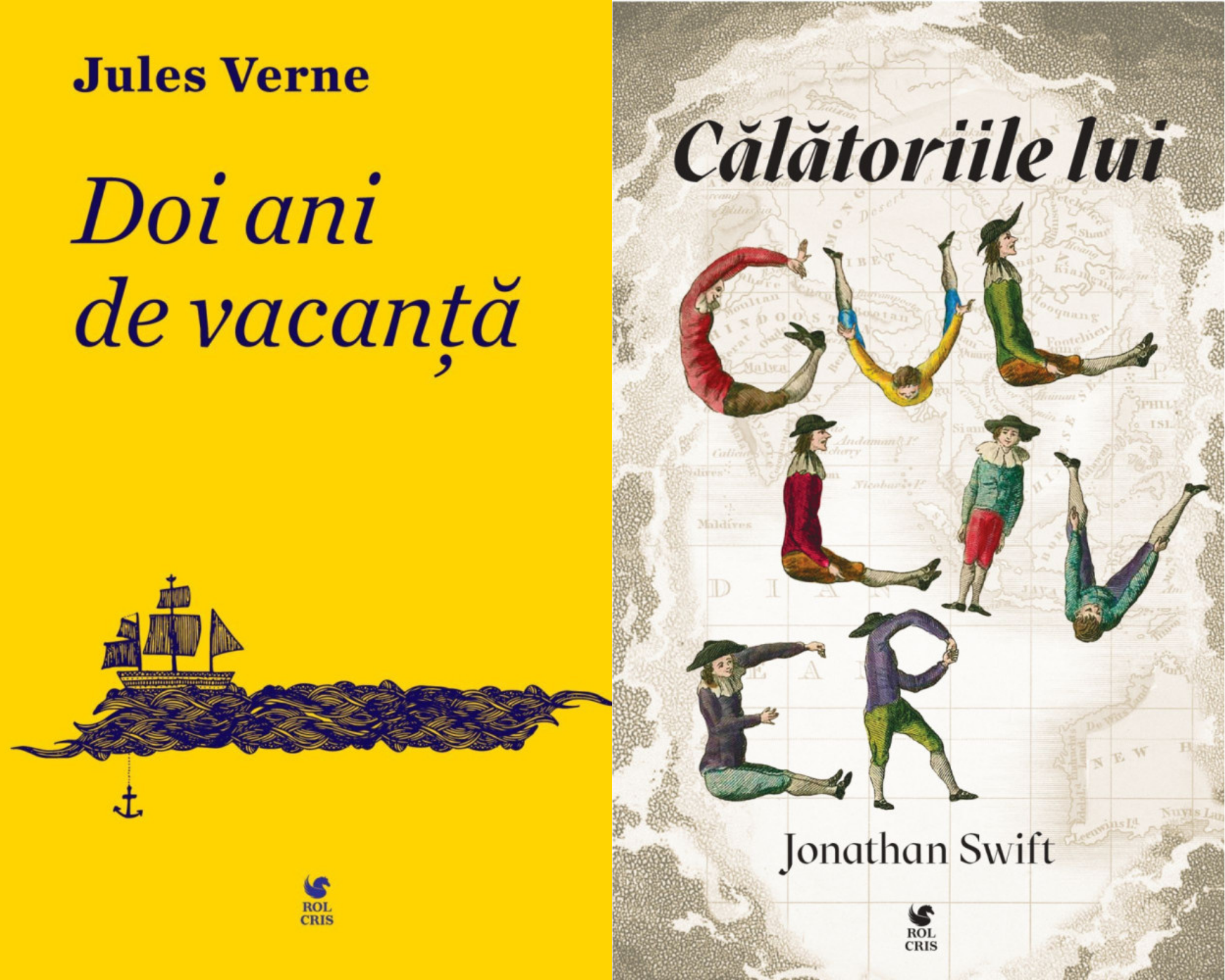 Pachet Doi ani de vacanta Jules Verne. Calatoriile lui Guliver Jonathan Swift, Rolcris