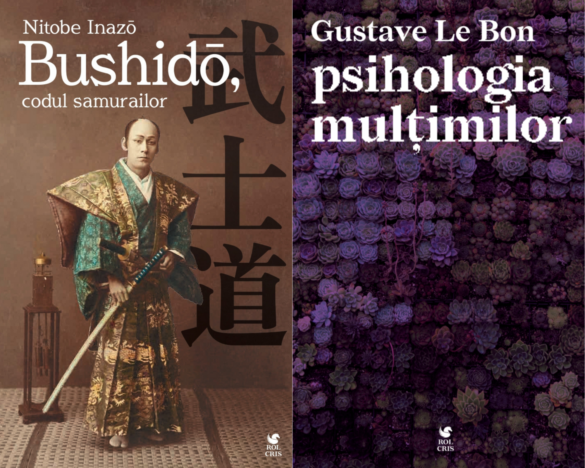 Pachet Bushido codul samurailor Nitobe Inazo. Psihologia multimilor Gustave Le Bon
