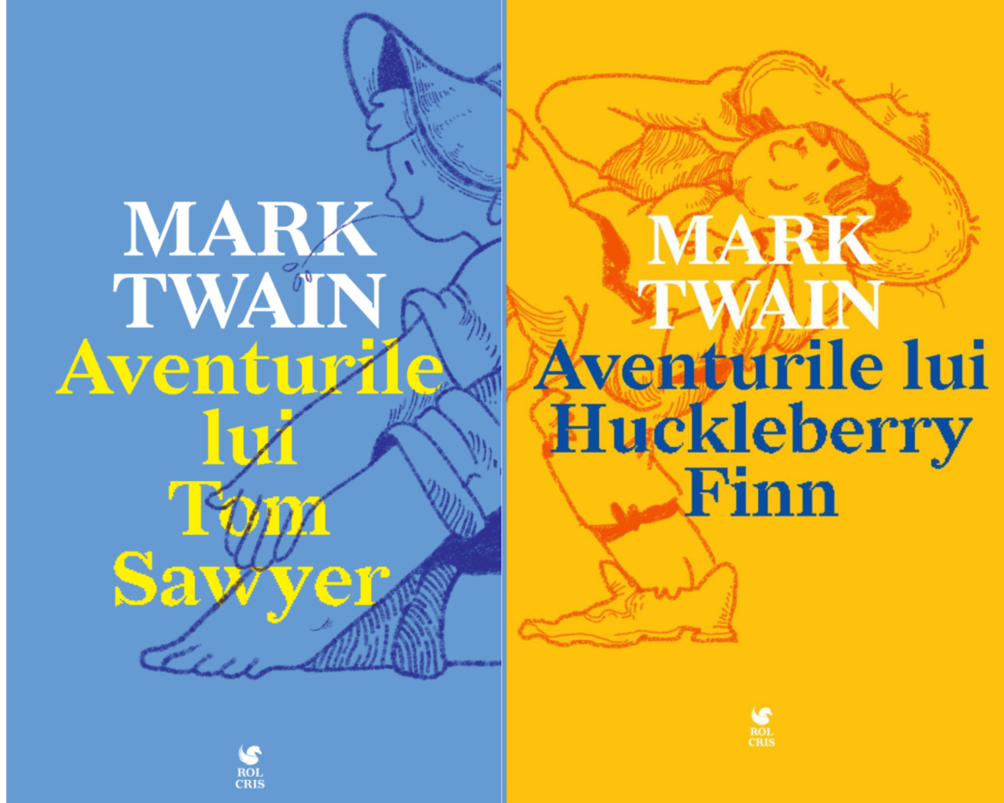 Pachet Aventurile lui Tom Sawyer. Aventurile lui Huckleberry Finn, Mark Twain, Rolcris