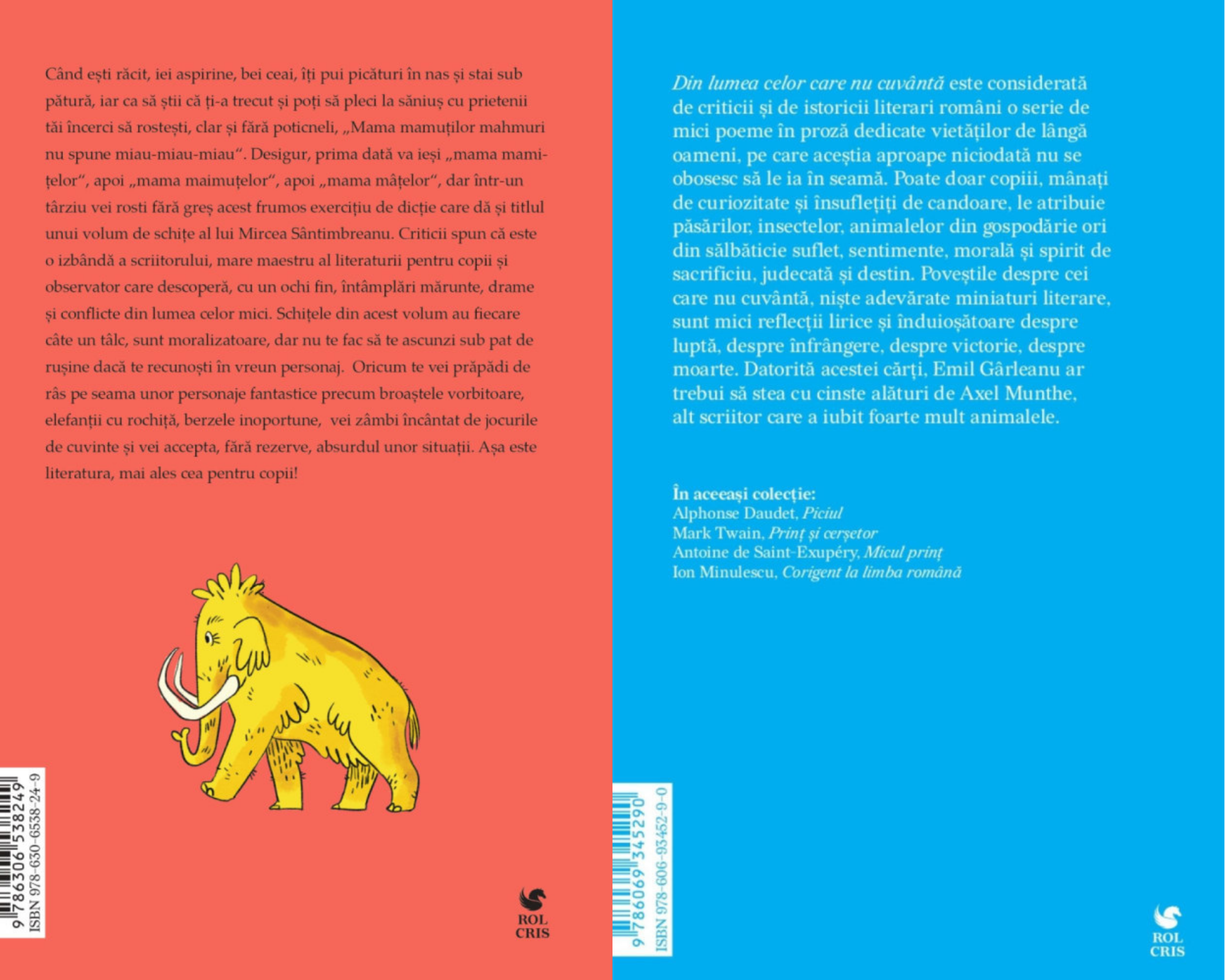 Pachet Mama mamutilor mahmuri Mircea Santimbreanu. Din lumea celor carte nu cuvanta Emil Garleanu, Rolcris