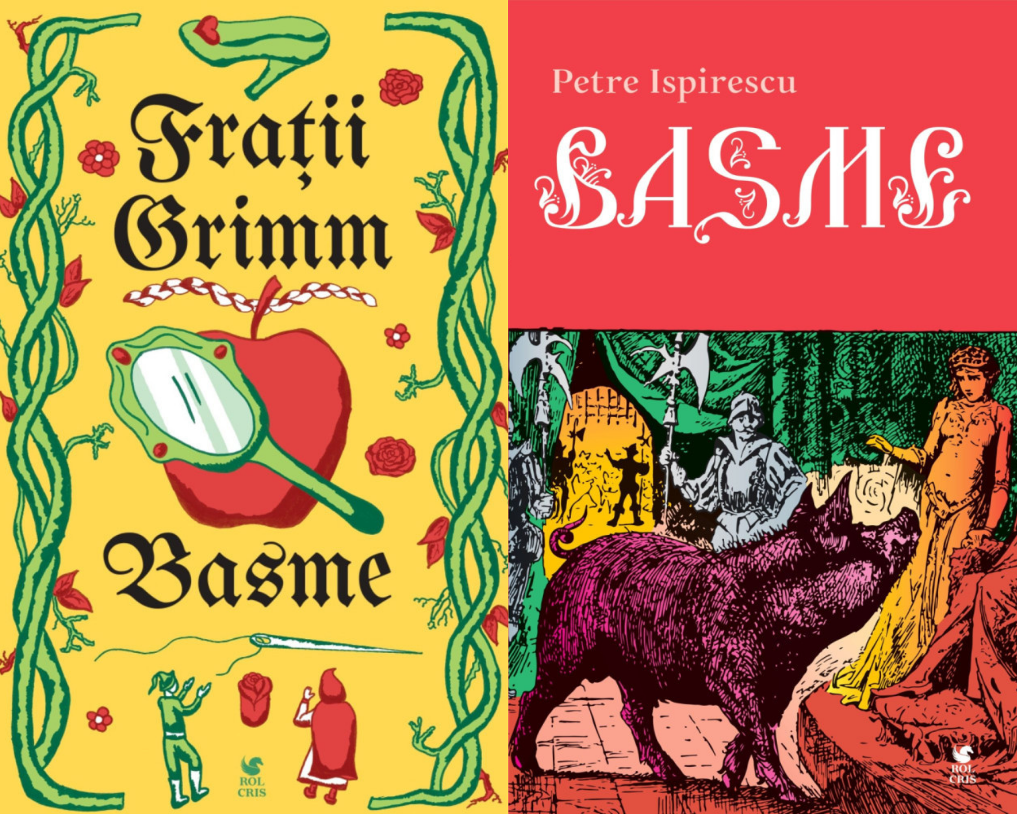 Pachet Basme Fratii Grimm. Basme Petre Ispirescu, Rolcris