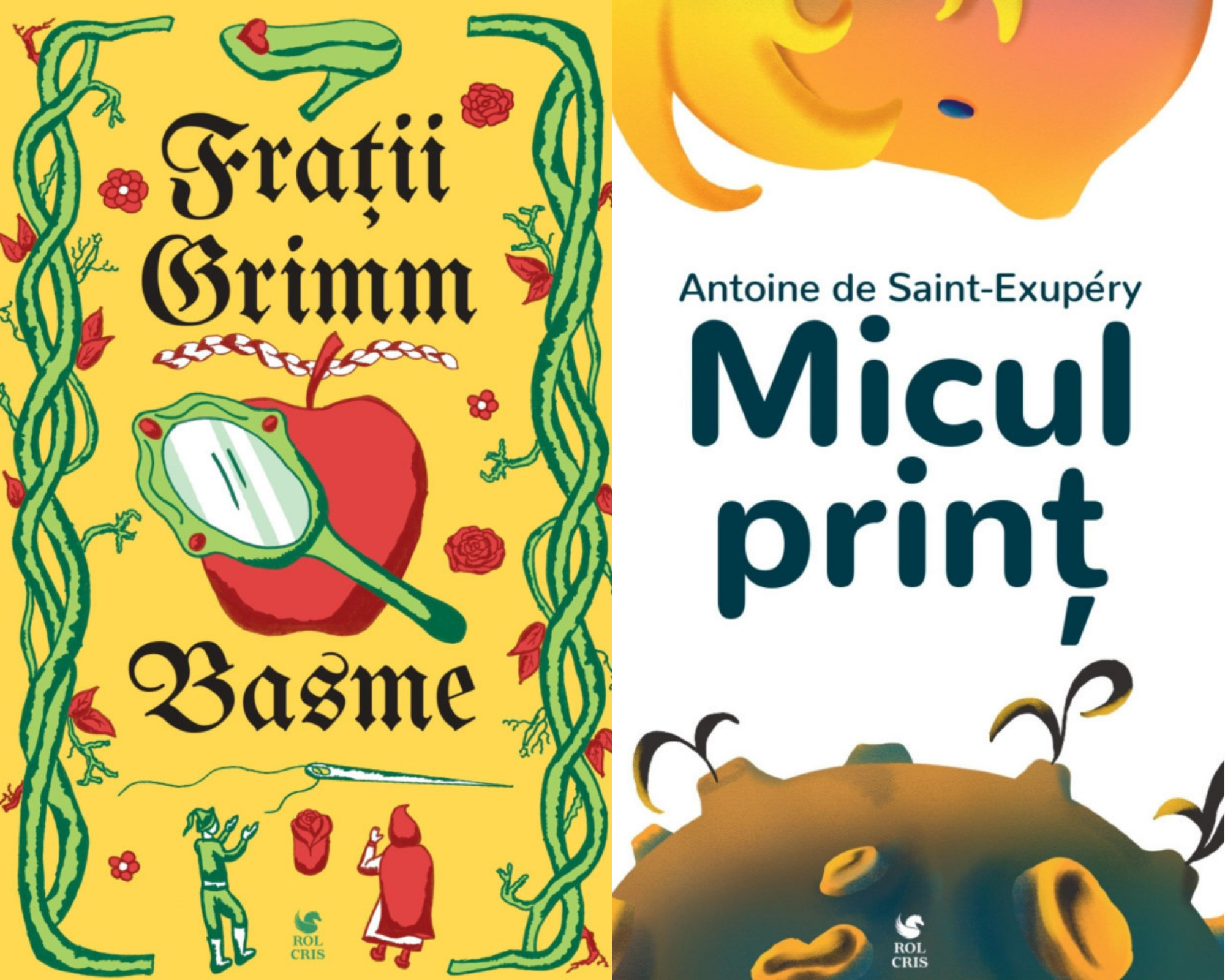 Pachet Basme Fratii Grimm. Micul print Antoine de Saint-Exupery, Rolcris