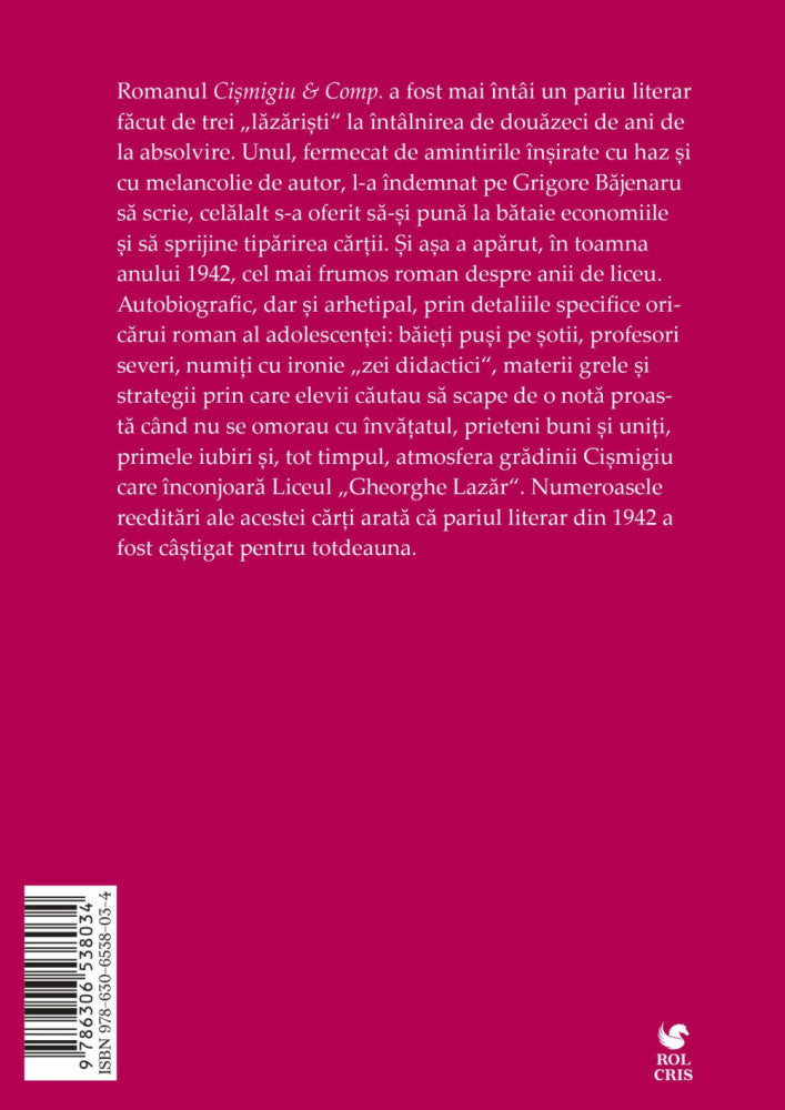 Cismigiu Si Comp. - Grigore Bajenaru