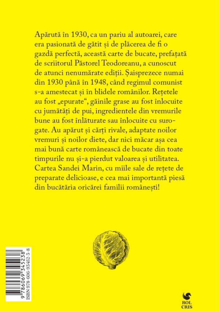 Carte de bucate Sanda Marin, Rolcris